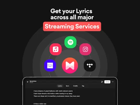 Musixmatch Pro for Artists android App screenshot 4